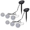Plovoucí lampy 6 ks LED pro jezírko a bazén 277120