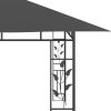 Altán s moskytiérou 4 x 3 x 2,73 m antracitový 180 g/m² 47973