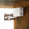 Zrcadlová skříňka s LED kouřový dub 91 x 15 x 76,5 cm 820448