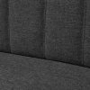 Pohovka textil 117 x 55,5 x 77 cm tmavě šedá 244071