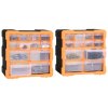 Organizéry s 12 zásuvkami 2 ks 26,5 x 16 x 26 cm 147581