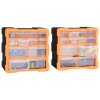 Organizéry s 12 zásuvkami 2 ks 26,5 x 16 x 26 cm 147581