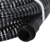 Sací hadice s mosaznými konektory černá 1,1" 10 m PVC 151063
