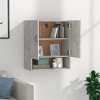 Nástěnná skříňka betonově šedá 60 x 31 x 70 cm kompozitní dřevo 812883