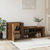 Botník hnědý dub 130x35x54 cm kompozitní dřevo 816751