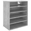 Botník betonově šedý 60 x 35 x 70 cm kompozitní dřevo 808940