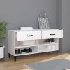 Botník bílý 102 x 35 x 55 cm kompozitní dřevo 812825