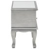 Zrcadlový noční stolek z MDF a skla 34,5 x 30 x 50 cm 246658