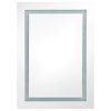 LED koupelnová skříňka se zrcadlem betonově šedá 50x13x70 cm 326488