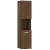 Koupelnová skříňka hnědý dub 30 x 30 x 130 cm kompozitní dřevo 815641