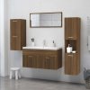 Koupelnová skříňka hnědý dub 30 x 30 x 130 cm kompozitní dřevo 815641