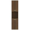 Koupelnová skříňka hnědý dub 30 x 30 x 130 cm kompozitní dřevo 815641