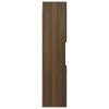 Koupelnová skříňka hnědý dub 30 x 30 x 130 cm kompozitní dřevo 815641