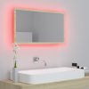 LED koupelnové zrcadlo dub sonoma 80 x 8,5 x 37 cm akrylové 804927