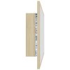 LED koupelnové zrcadlo dub sonoma 80 x 8,5 x 37 cm akrylové 804927