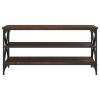 TV skříňka hnědý dub 100 x 40 x 50 cm kompozitní dřevo 825796