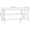 TV skříňka hnědý dub 100 x 40 x 50 cm kompozitní dřevo 825796