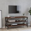 TV skříňka hnědý dub 100 x 40 x 50 cm kompozitní dřevo 825796