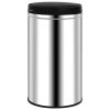 Odpadkový koš s automatickým senzorem 60 l nerezová ocel 322695