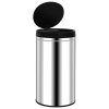 Odpadkový koš s automatickým senzorem 60 l nerezová ocel 322695