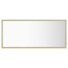 LED koupelnové zrcadlo dub sonoma 90 x 8,5 x 37 cm akrylové 804935