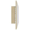 LED koupelnové zrcadlo dub sonoma 90 x 8,5 x 37 cm akrylové 804935