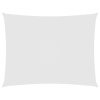 Stínící plachta oxfordská látka obdélníková 5 x 7 m bílá 135275