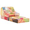 Modulární pouf patchwork textil 287712