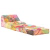 Modulární pouf patchwork textil 287712