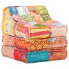 Modulární pouf patchwork textil 287712