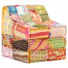 Modulární pouf patchwork textil 287712