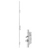 Vchodové dveře bílé 100 x 210 cm hliník a PVC 3157066