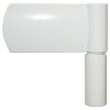 Vchodové dveře bílé 110 x 210 cm hliník a PVC 3157064