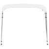 Bimini stříška se 4 oblouky bílá 243 x 180 x 137 cm 92367