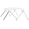 Bimini stříška se 4 oblouky bílá 243 x 180 x 137 cm 92367