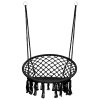 Závěsné houpací křeslo 80 cm antracitové 93156