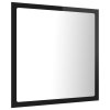LED koupelnové zrcadlo černé vysoký lesk 40x8,5x37 cm akrylové 804914