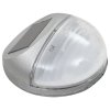 Zahradní nástěnné solární lampy LED 12 ks kulaté stříbrné 44473