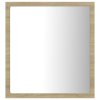 LED koupelnové zrcadlo dub sonoma 40 x 8,5 x 37 cm akrylové 804911