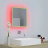 LED koupelnové zrcadlo dub sonoma 40 x 8,5 x 37 cm akrylové 804911