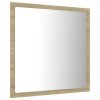LED koupelnové zrcadlo dub sonoma 40 x 8,5 x 37 cm akrylové 804911