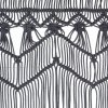 Macramé závěs antracitový 140 x 240 cm bavlna 323994