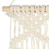 Nástěnný závěs macramé 40 x 80 cm bavlna 323998