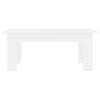 Konferenční stolek bílý 100 x 60 x 42 cm kompozitní dřevo 801179