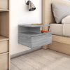 Plovoucí noční stolek šedý sonoma 40x31x27 cm kompozitní dřevo 815314