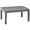 Zahradní stolek moka 78 x 55 x 38 cm plast 48816