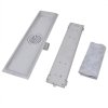 Rovný sprchový odtokový žlab 2 ks 530 x 140 mm nerezová ocel 275947