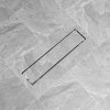 Sprchový odtokový žlab rovný 530x140 mm nerezová ocel 142171