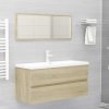 Skříňka pod umyvadlo dub sonoma 100x38,5x45 cm kompozitní dřevo 804767