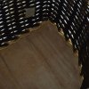 Nůše na dřevo s popruhy 57 x 51 x 69 cm přírodní vrba 286975
